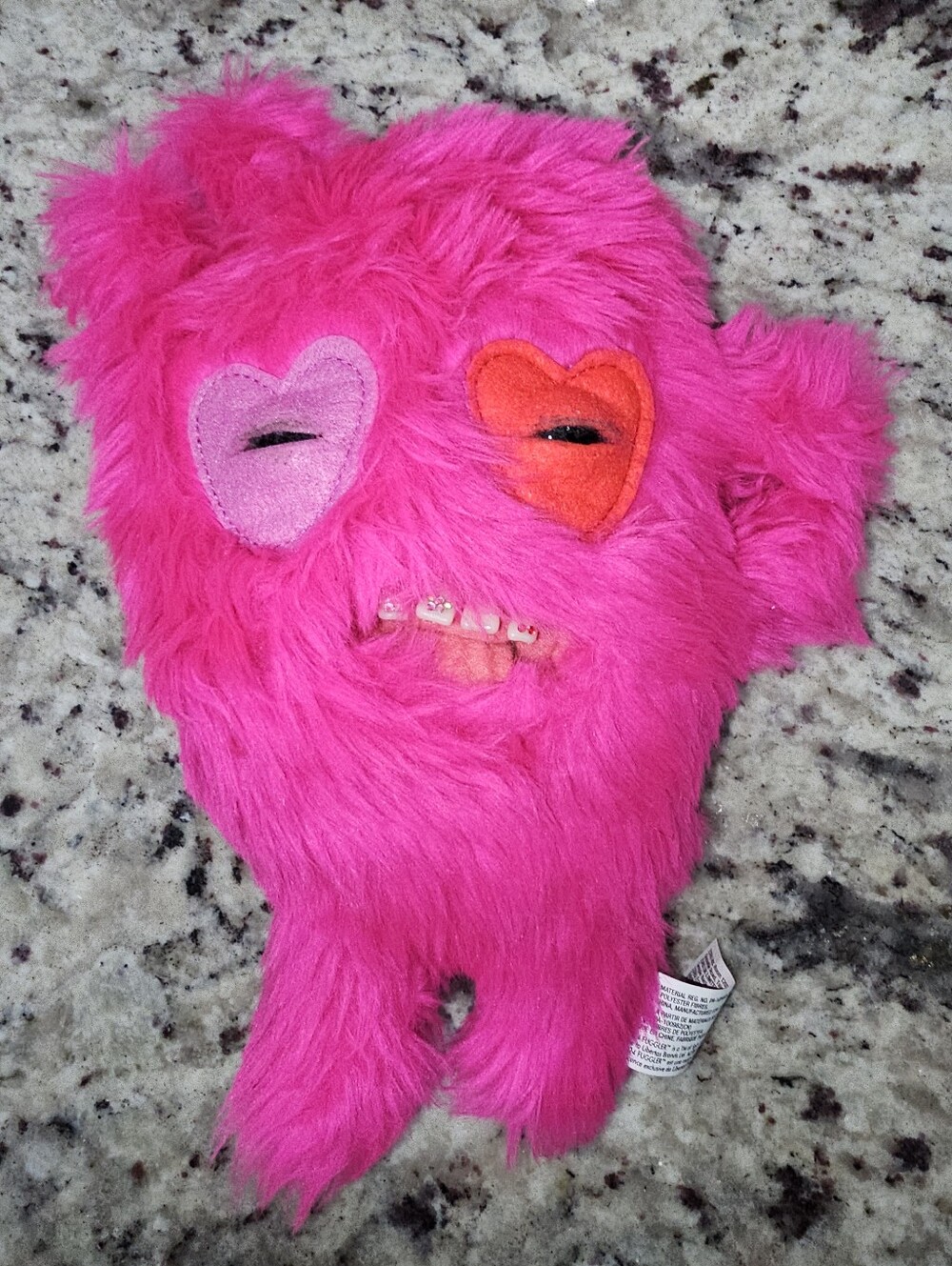 Fuggler New Fuggs on the Block Captain Cardiac Button Hot Pink